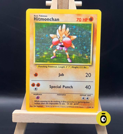 POKEMON - HITMONCHAN HOLO RARE 7/102 - Set Base - ENG - COND LP - Vintage - Image 1