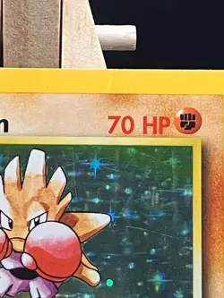 POKEMON - HITMONCHAN HOLO RARE 7/102 - Set Base - ENG - COND LP - Vintage - Image 2