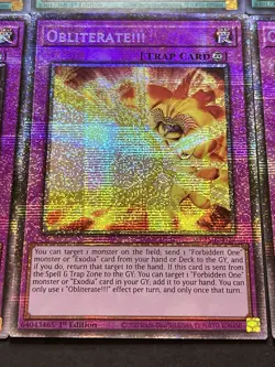 3x Wedju Temple + 3x Obliterate!!! | NM | 1st Ed | Starlight Rares | YuGiOh! - Image 5