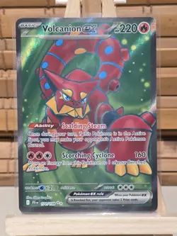 Pokemon TCG Volcanion EX Holo Ultra Rare Card 171/159 Sv09: Journey Together NM - Image 1