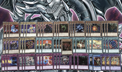 YuGiOh 63 Card Slifer the Sky Dragon Slime Fusion Deck & Game Mat SPEED DUEL - Image 1