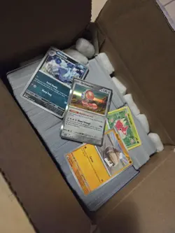 1000 Pokemon Cards Bulk Lot 100 Holos/Reverse Holos 1 V/Ex No basic energy NM - Image 2