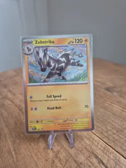 Zebstrika SVP 201 Black Star Promo Destined Rivals Pokemon TCG - Image 1