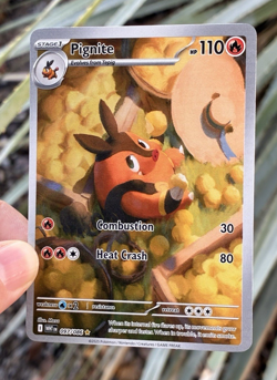 Pignite Full Art Pokemon Near Mint, White Flare, Illustration Rare, 97/86 - Image 1