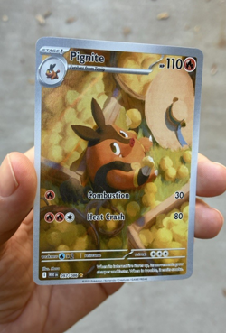 Pignite Full Art Pokemon Near Mint, White Flare, Illustration Rare, 97/86 - Image 2