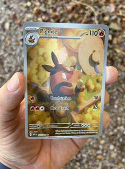 Pignite Full Art Pokemon Near Mint, White Flare, Illustration Rare, 97/86 - Image 5