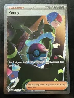 Pokemon Penny 239/091 Scarlet & Violet: Paldean Fates Holo (NM) - Image 1