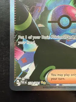 Pokemon Penny 239/091 Scarlet & Violet: Paldean Fates Holo (NM) - Image 4