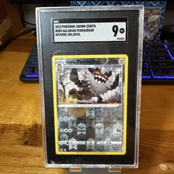Pokemon Galarian Perrserker Crown Zenith 085/159 MINT Reverse Holo - Image 1
