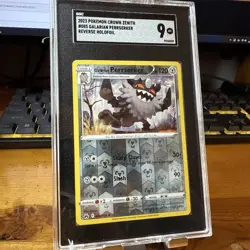 Pokemon Galarian Perrserker Crown Zenith 085/159 MINT Reverse Holo - Image 2