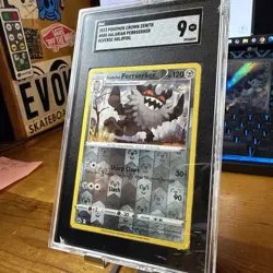 Pokemon Galarian Perrserker Crown Zenith 085/159 MINT Reverse Holo - Image 3