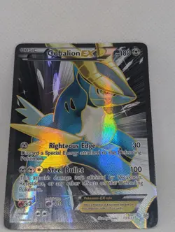 Cobalion EX Full Art 133/135 Plasma Storm Holo Ultra Rare Pokemon TCG Nintendo - Image 3