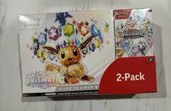 Pokemon Scarlet & Violet Prismatic Evolutions Costco Bundle 2-Pack NEW SEALED - Image 1