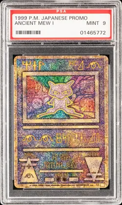 1998-99 POKEMON JPN POKEMON JPN PROMO ANCIENT MEW I PSA 9 - Image 1