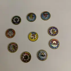 Vintage 1999 Pokemon Battling Coin Game - Lot of 10 All Different - Image 1