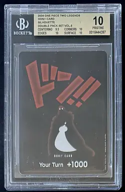 BGS 10 One Piece OP08 Don Card Silhouette Alt Art - English - DP5 - Graded - Image 1