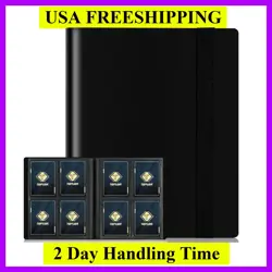 4 Pocket Card Binder for 160 Sleeves, Card Folder Ablum for Trading Cards Col... - Image 1
