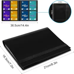 4 Pocket Card Binder for 160 Sleeves, Card Folder Ablum for Trading Cards Col... - Image 3