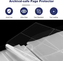 4 Pocket Trading with Card Display Design, 440 Double Sided Pockets, Sports ... - Image 4