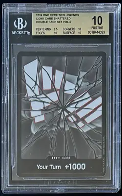 BGS 10 One Piece OP08 Don Card Shattered Alt Art - English - DP5 - Graded - Image 1
