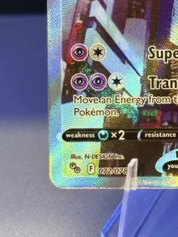 Mewtwo v Pokemon Go Alternate Full Art Holo Rare Card 072/078 Pokemon TCG - Image 5