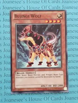 JOTL-EN019 Bujingi Wolf Yu-Gi-Oh Card Unl New - Image 1