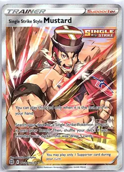 Single Strike Style Mustard TG28/TG30 Brilliant Stars - Pokemon Card - NM - Image 1