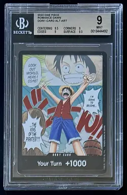 BGS 9 One Piece OP01 Don Card Alt Art - English - Romance Dawn - Graded - Image 1