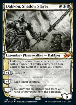 ~ Dakkon, Shadow Slayer (Showcase) ~ NM Foil ~ Modern Horizons 2 ~ MTG ~ - Image 1