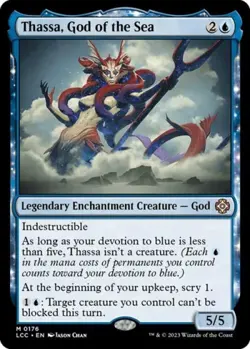 ~ Thassa, God of the Sea ~ NM ~ Commander: The Lost Caverns of Ixalan ~ MTG ~ - Image 1