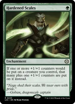 ~ Hardened Scales ~ NM ~ Commander: The Lost Caverns of Ixalan ~ MTG ~ - Image 1