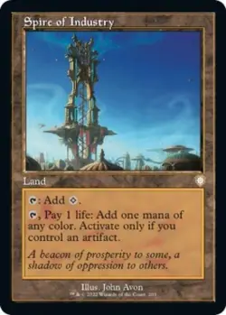 ~ Spire of Industry ~ NM ~ Commander: The Brothers' War ~ MTG ~ - Image 1