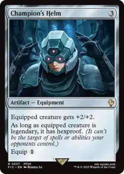 ~ Champion's Helm ~ NM ~ Commander: FINAL FANTASY ~ MTG ~ - Image 1
