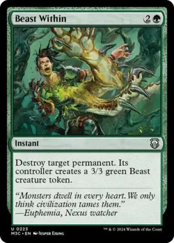 ~ Beast Within ~ NM ~ Commander: Modern Horizons 3 ~ MTG ~ - Image 1