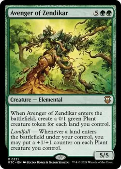 ~ Avenger of Zendikar ~ NM ~ Commander: Modern Horizons 3 ~ MTG ~ - Image 1