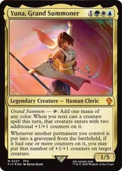 ~ Yuna, Grand Summoner ~ NM Foil ~ Commander: FINAL FANTASY ~ MTG ~ - Image 1
