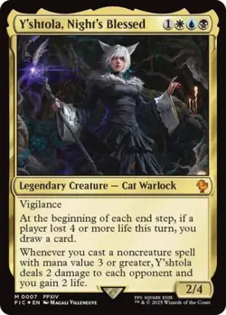 ~ Y'shtola, Night's Blessed ~ NM Foil ~ Commander: FINAL FANTASY ~ MTG ~ - Image 1