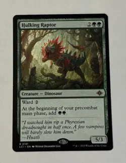 MTG Hulking Raptor - The Lost Caverns of Ixalan LP - Image 1
