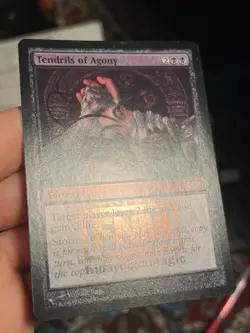 FOIL DCI Promo FNM • Tendrils Of Agony • Mtg (1978) - Image 2