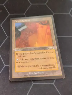 MTG 1x City Of Traitors Reserved List EX Exodus Played - Image 2