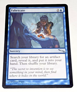 MAGIC THE GATHERING Fabricate Mirrodin 35/306 Regular Uncommon Blue Sorcery MTG - Image 1