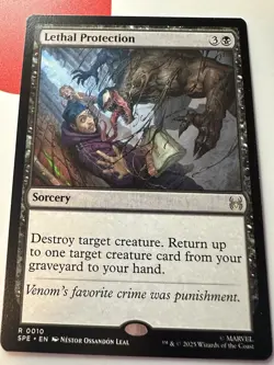 Lethal Protection Marvel's Spider-Man: Eternal-Legal Non foil MTG - Image 1