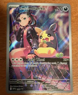 Marnie’s Morpeko SVP 206 ENGLISH Pokemon TCG Black Star Promo - Image 1