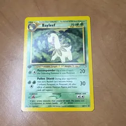 Pokemon Cards: Neo Genesis 1st Edition Uncommon: Bayleef 28/111 - Image 1