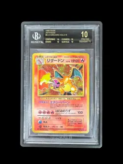 1996 Pokemon Base Japanese Charizard BGS 10 Black Label - Image 1