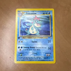Pokemon Cards: Neo Genesis 1st Edition Uncommon: Croconaw 32/111 - Image 1