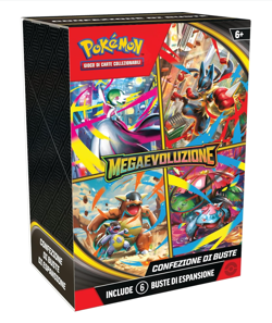 POKEMON BUNDLE MEGAEVOLUZIONE CONFEZIONE 6 BUSTE ITA SEALED - Image 2