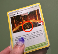 1 Swirl 🌀 Cosmo Holo Magma Basin 144/172 Play! Pokemon Prize Pack Series 3 LP - Image 2