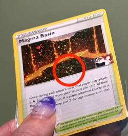 1 Swirl 🌀 Cosmo Holo Magma Basin 144/172 Play! Pokemon Prize Pack Series 3 LP - Image 3