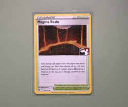 1 Swirl 🌀 Cosmo Holo Magma Basin 144/172 Play! Pokemon Prize Pack Series 3 LP - Image 4